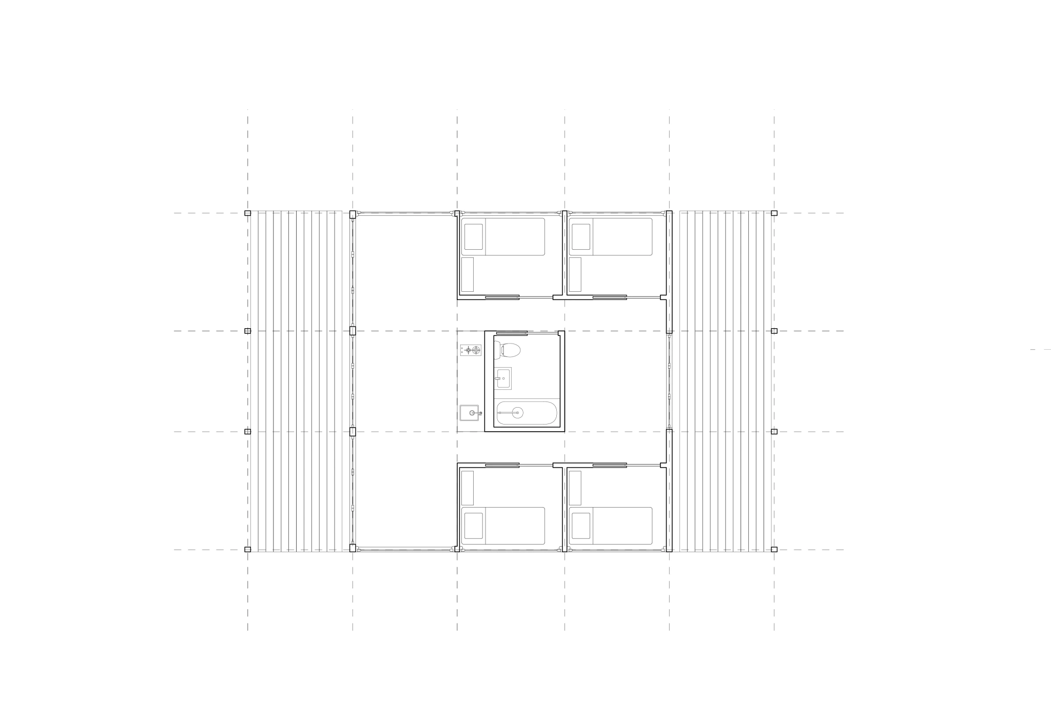 Floor plan of the STUDIO RAUM unit.
